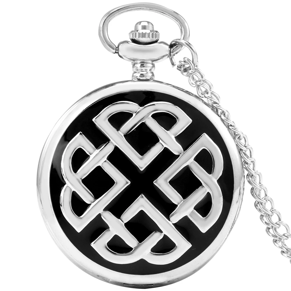 

Vintage Elegant Silver Quartz Pocket Watch Women Men Pendant Necklace Chain Retro Alloy Antique Watches Gift for Dad Mum Relogio