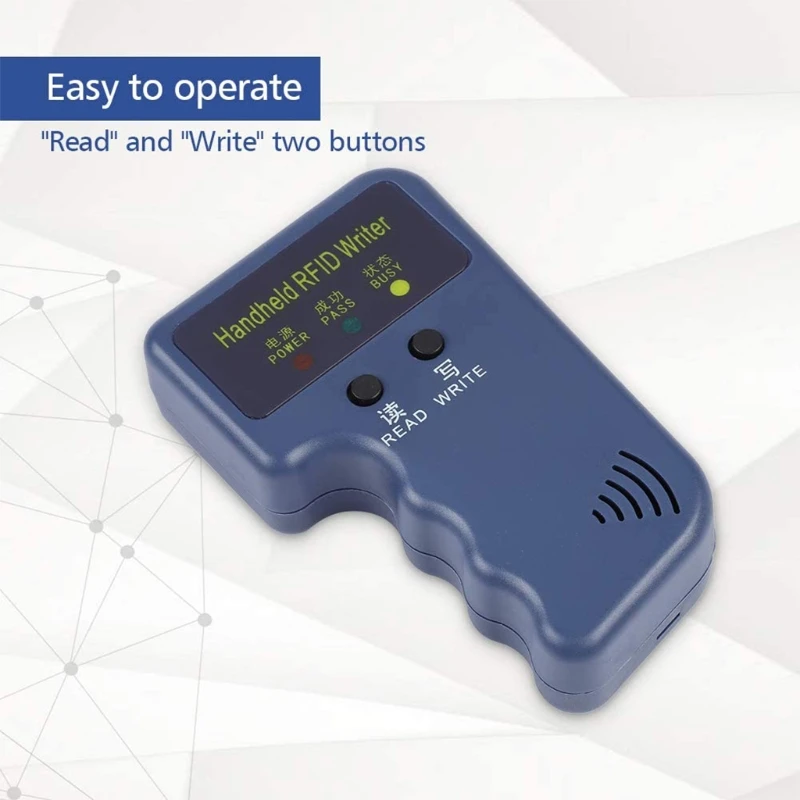 

H7JF RFID Reader for Door Card Copier Mini-Type 125KHz Portable Handheld RFID ID Cards Keychain Duplicator Writer Waterproof