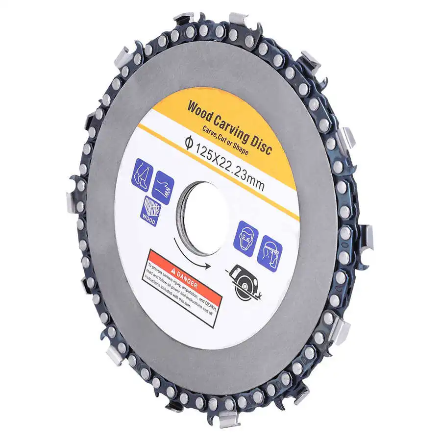 

Circular 5 Inch Chain Saw Disc Cutting Blade Angle Grinder Accessories Hardware Parts for Plastic / Wood Circular Saw Disc
