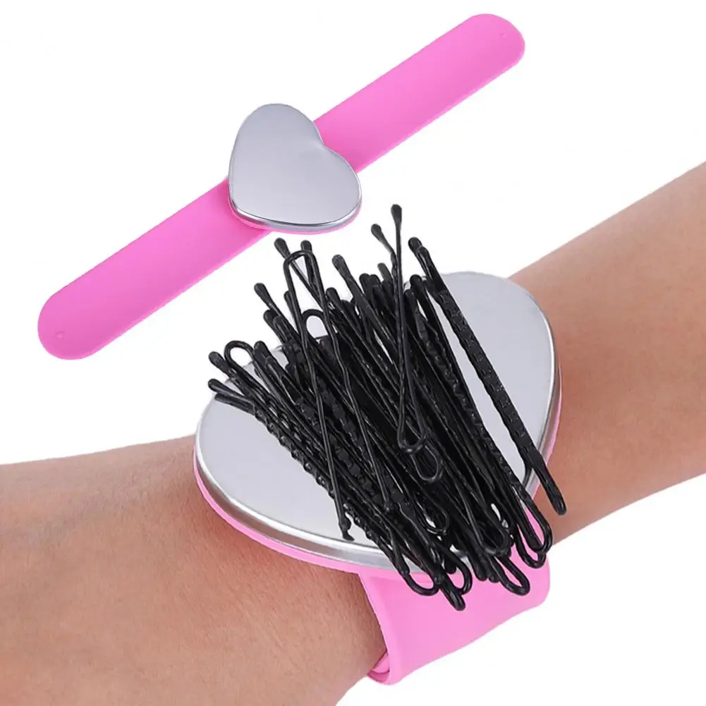 

Magnetic Sewing PinCushion Silicone Wrist Needle Pad Safe Bracelet Pin Cushion Storage Sewing Pins Wristband Pin Holder 7 Colors