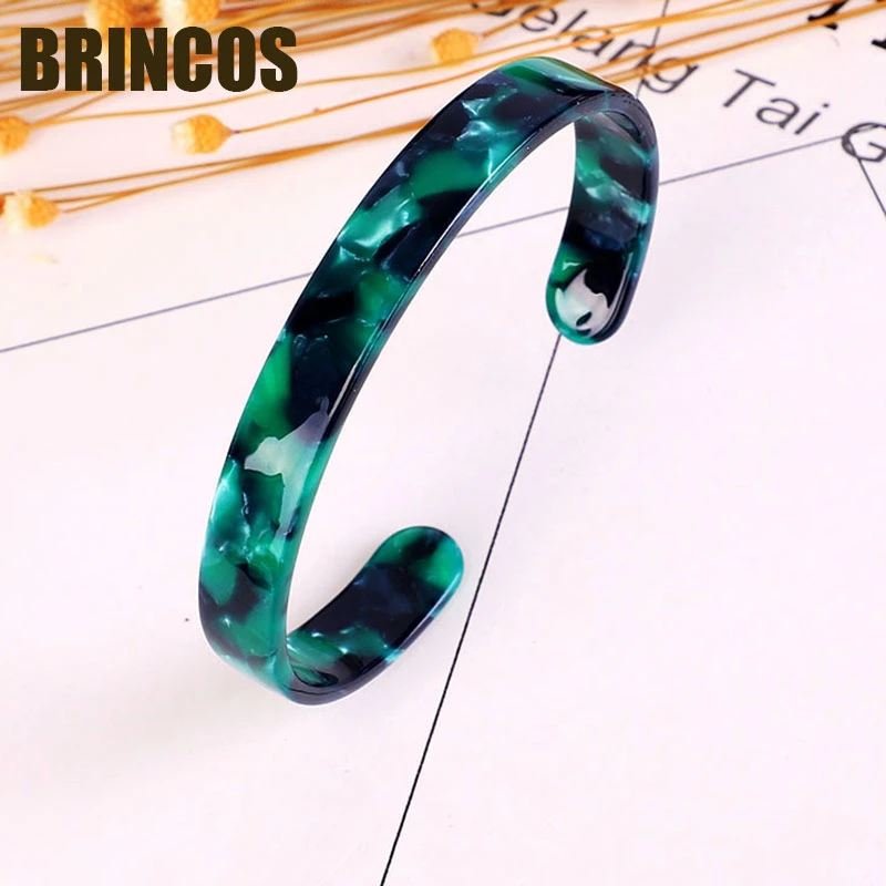 Ацетатный браслет 11 цветов модный минималистичный дизайн амулет женский tiffan