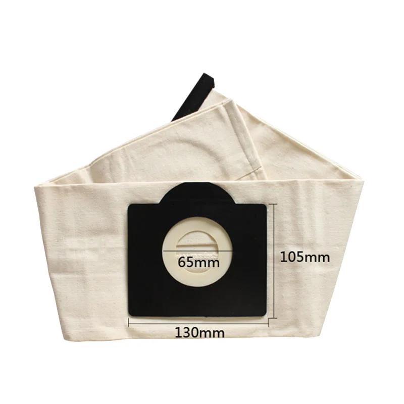 2 шт. моющиеся тканевые мешки мешок для сбора пыли пылесосов Karcher A2204 A2656 WD3200