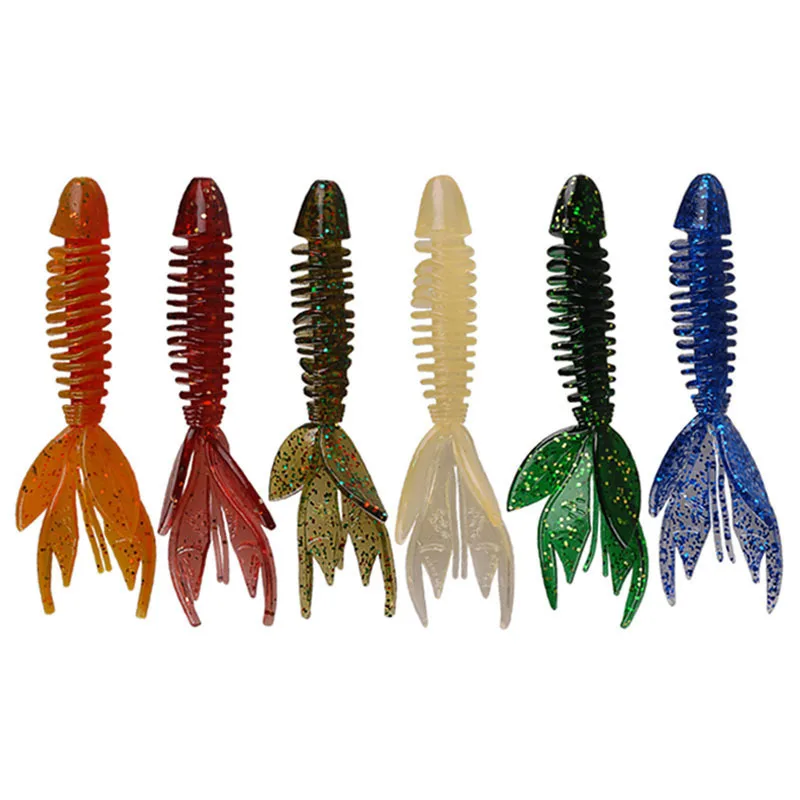 10cm 7.8g soft plastic creature fishing lure silicone artificial biat for bass pike trout fishing great swimbait fishing lure