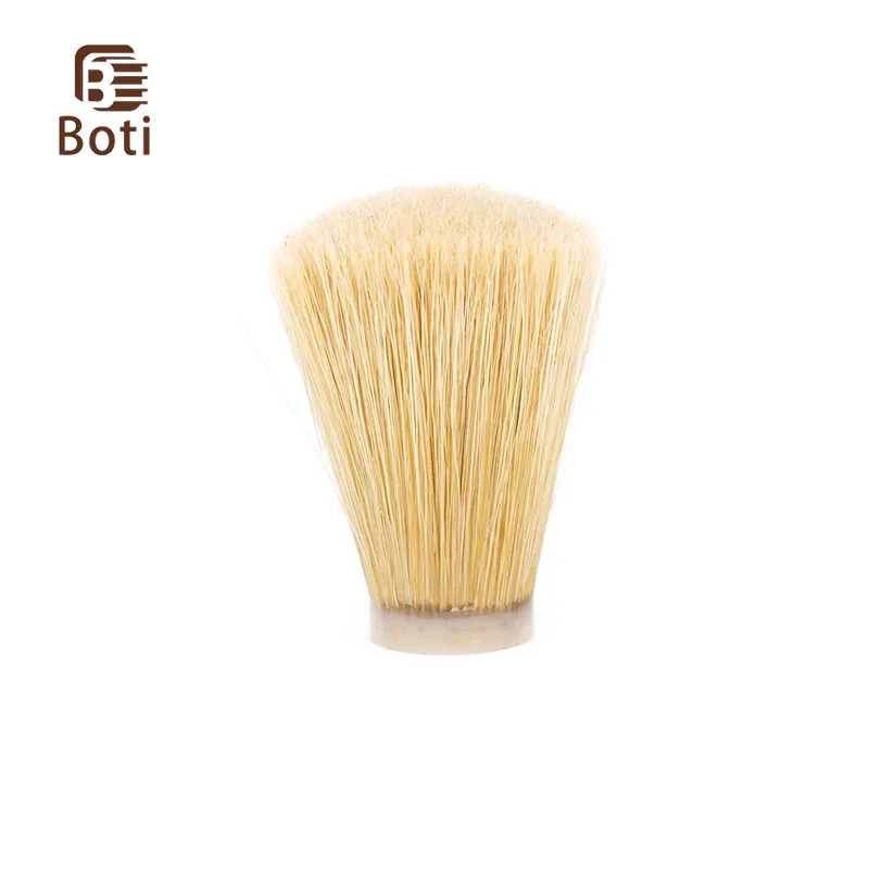 

Boti Brush-Boar Bristle Brush Men's Shaving Brush Hair Knot Fan Shape Daily Beard Essentials Accept Personal Customization
