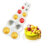 Силиконовая модель торта, модель шоколада, большой, маленький, многоразмерный жемчужный шар, форма сделай сам, для выпечки, кухни, инструмент для выпечки тортов, украшение