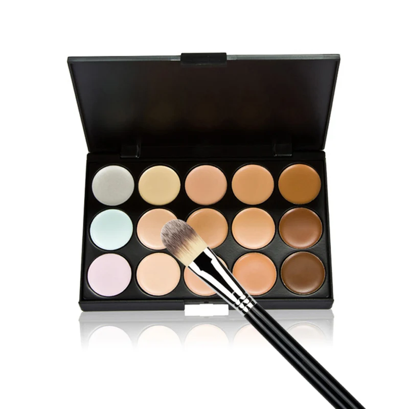 15 цветов Модный женский профессиональный макияж косметика консилер палитра