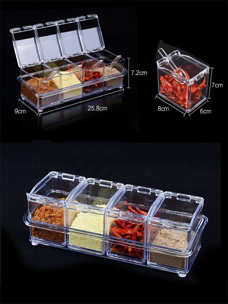 

Food Storage Container Plastic Kitchen Refrigerator Box Multigrain Storage Tank Transparent Sealed Cans Kitchen Accessories