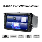 Автомобильное радио JOYING, двойная магнитола 2DIN на Android 10, 8 дюймов, для VW Skoda Rapid Passat Polo Golf Multimidia Carplay DVR