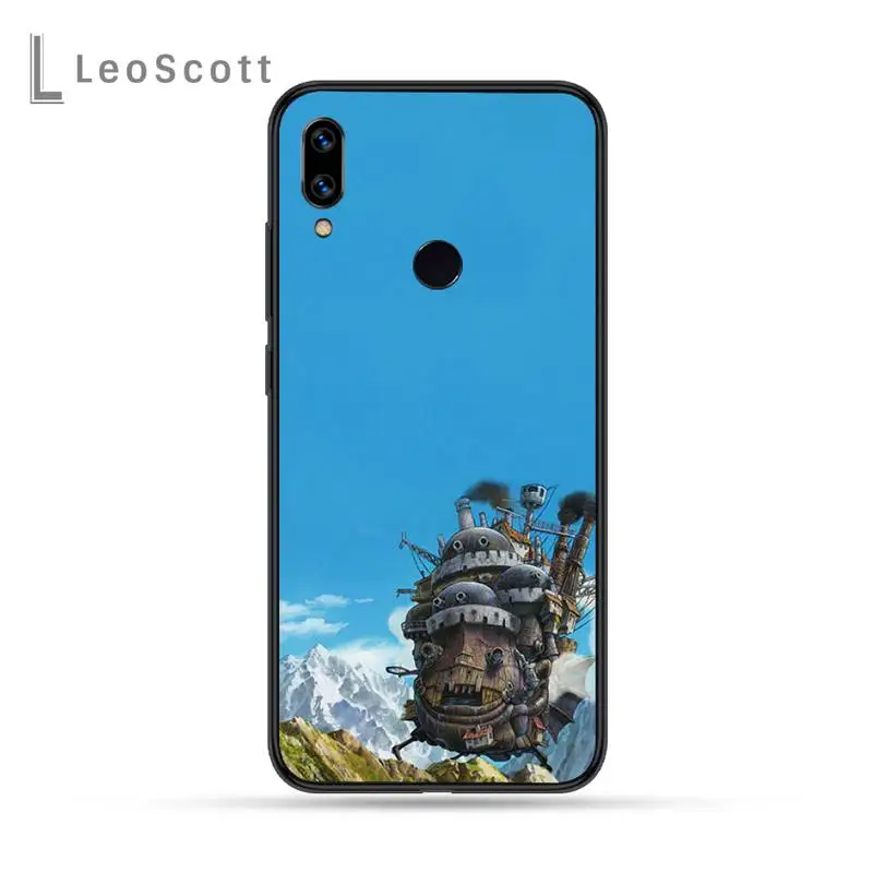 

Howls Moving Castle Phone Cases For Xiaomi Redmi Note 4 4x 5 6 7 8 pro S2 PLUS 6A PRO