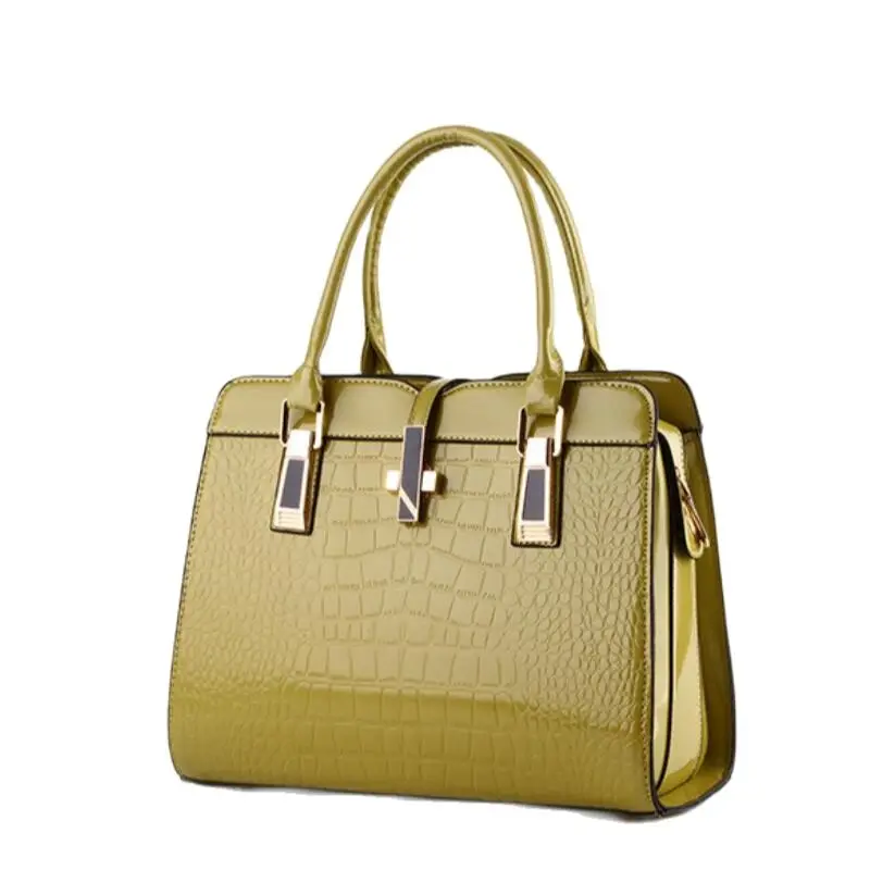 Модная новая сумка с крокодиловым узором женская брендовая дизайнерская