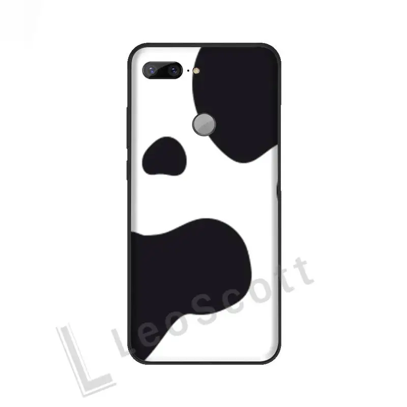 

Cow Print Cartoon Black and White Phone Case For Huawei NOVA 2 2i 2s 3i 4 4e 5 plus P10 lite 20 P20 pro honor10