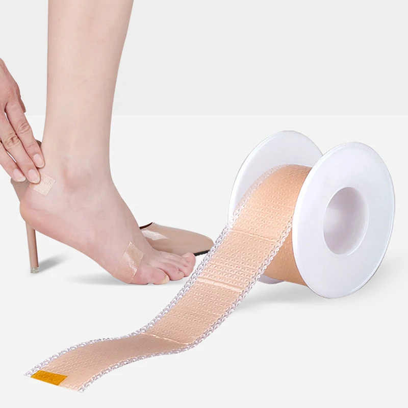 

1 Piece Foot Care Anti-Wear PE Heel Sticker Tape Heel Patch Waterproof First Aid Blister Pedicure Pad Foot Care, 2cm*100cm