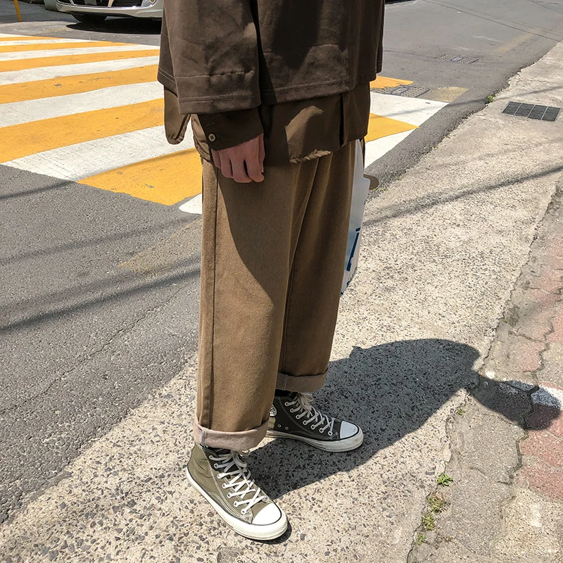 2019 новые модные прямые повседневные джинсы в Корейском стиле на весну и осень