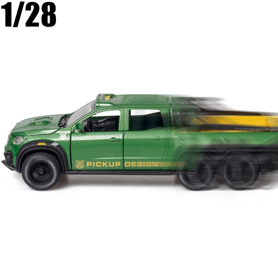 

Модель автомобиля из сплава 1/28, XCLASS EXY 6X6, металлический игрушечный автомобиль, звуковой светильник, оттягивающая назад модель, игрушки для м...