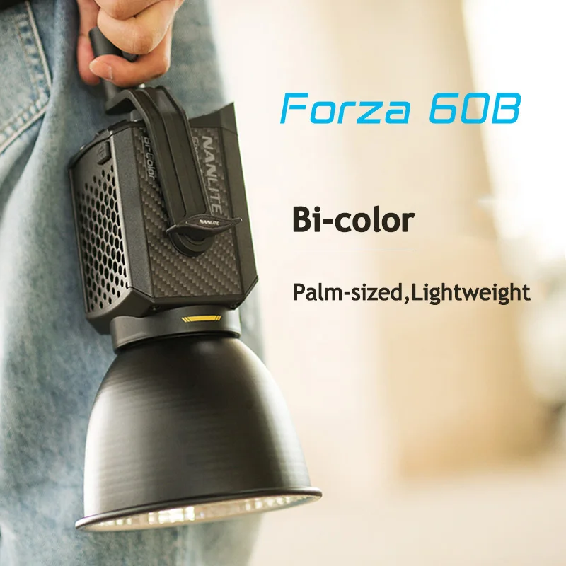 Nanguang Nanlite Forza 60B 60w LED Light Bi-color 2700K-6500K Video Professional Studio Strobe Flash Lamp lighting | Электроника