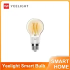 Yeelight 6 Вт E27 YLDP12YL 2700K смарт-лампа со светодиодными нитями на цоколе работать с Homekit Google Home AC100-240V для ретро стол с точечным осветителем