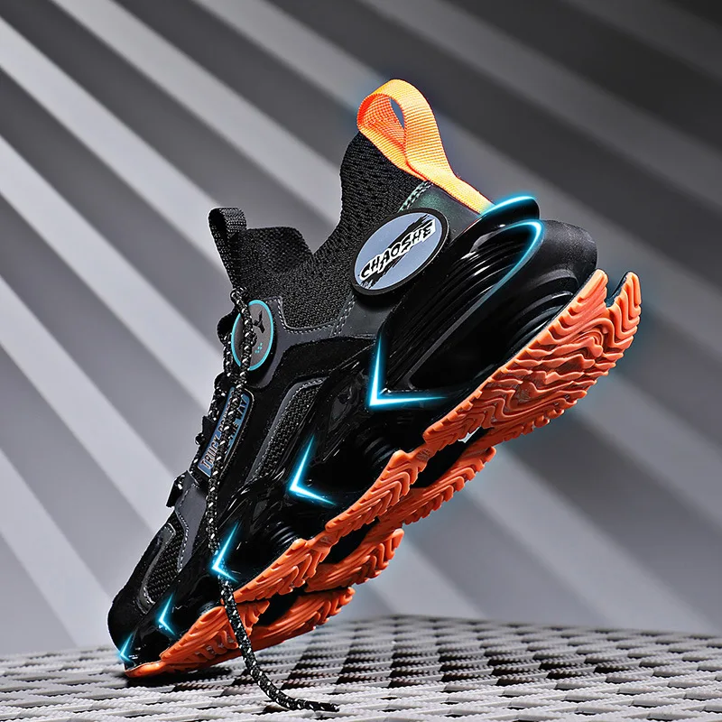 

Sports Shoes Men's 2021 Summer New Fashion Casual Shoes Breathable Mesh Comfortable Non-slip Wear-resistant Running Shoes