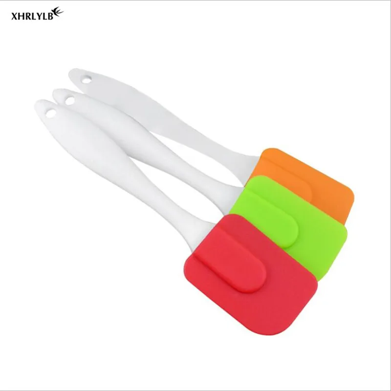 XHRLYLB небольшой силиконовый скребок для крема торта шпатель полупрозрачный
