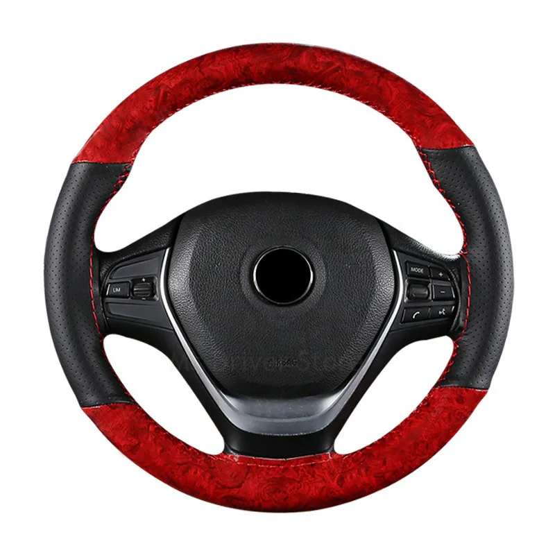 Чехол рулевого колеса автомобиля Универсальный 38 см для jeep cherokee compass 2007 2017 2018 grand
