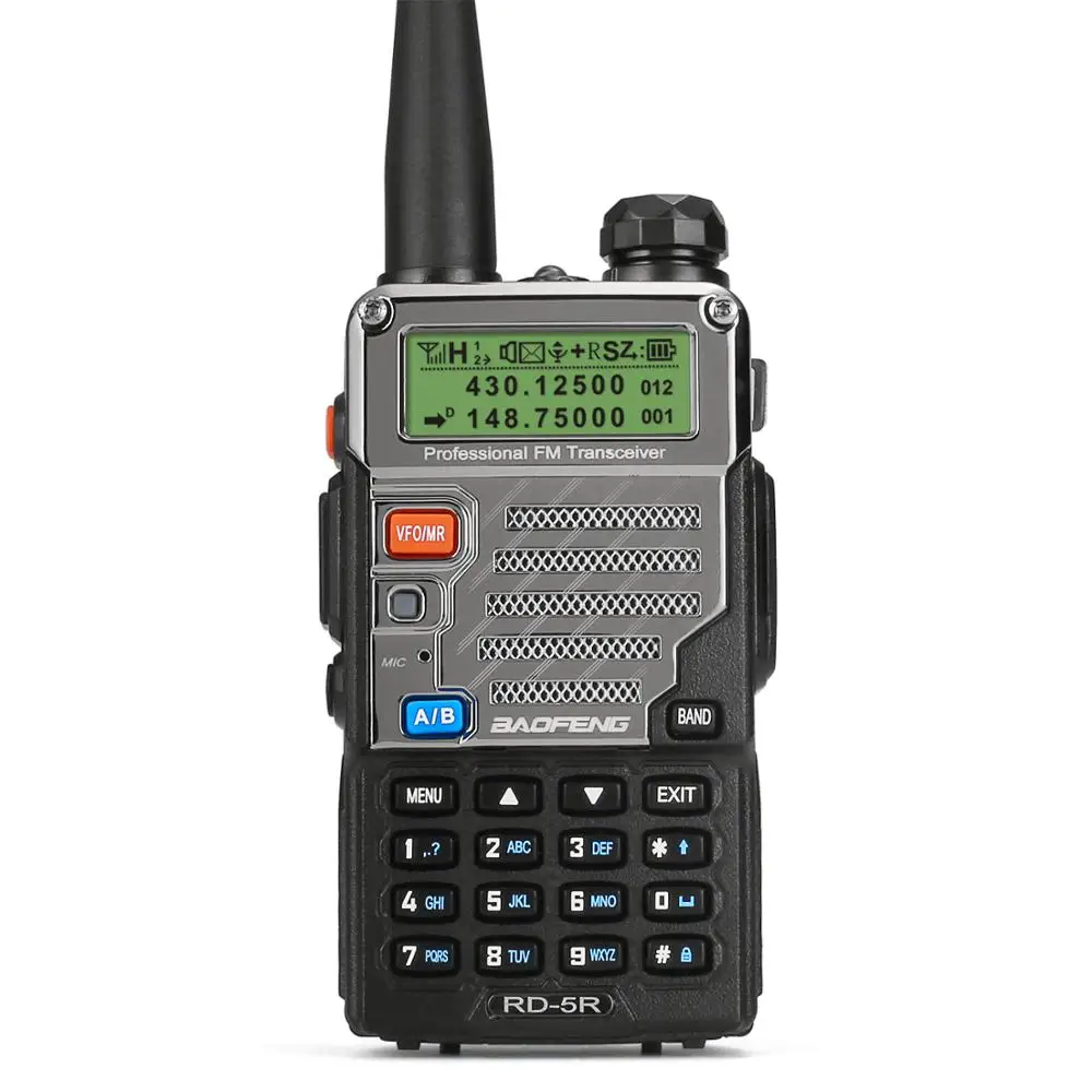 Baofeng RD-5R DMR Tier II VFO цифровой двухдиапазонный 136-174/400-470 МГц двухстороннее радио Walkie Talkie Ham трансивер