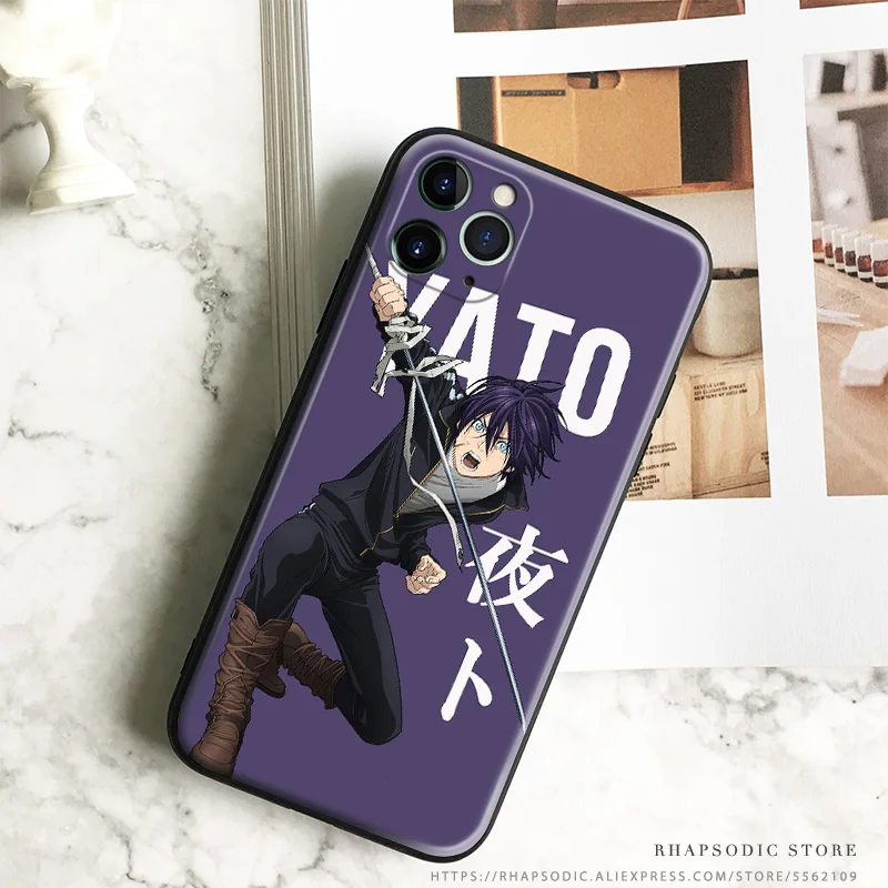 yato noragami anime soft silicone tpu phone case cover shell for iphone se 6 6s 7 8 plus x xr xs 11 12 mini pro max free global shipping