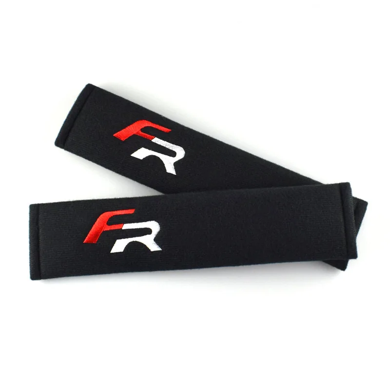 2PCS Suitable for FR Car Interior Trim Suit Seat Belt Cover Protective Cotton Velvet Pad Accessories | Автомобили и мотоциклы