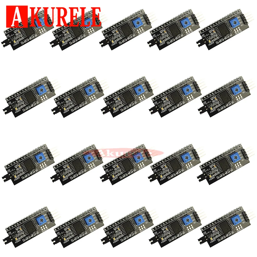 50 шт. серийный IIC I2C TWI модуль для LCD 1602 1604 2004 символ Дисплей Arduino|lcd 1602|lcd lcdlcd |