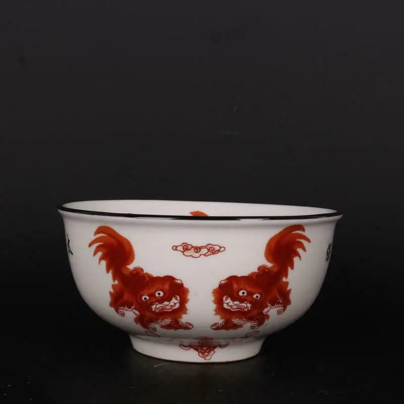 

Товары для дома в китайском стиле семейство, роза, фарфор, птица, Лев, чаша, 5 дюймов