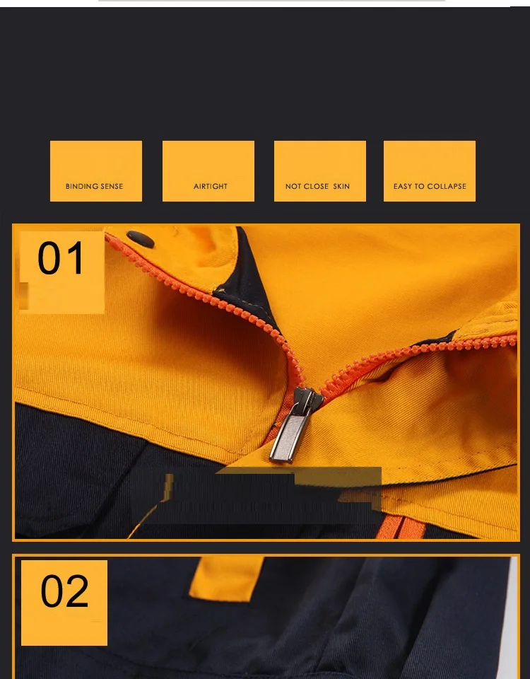 2020 высококачественный Рабочий комбинезон с длинным рукавом на весну и осень