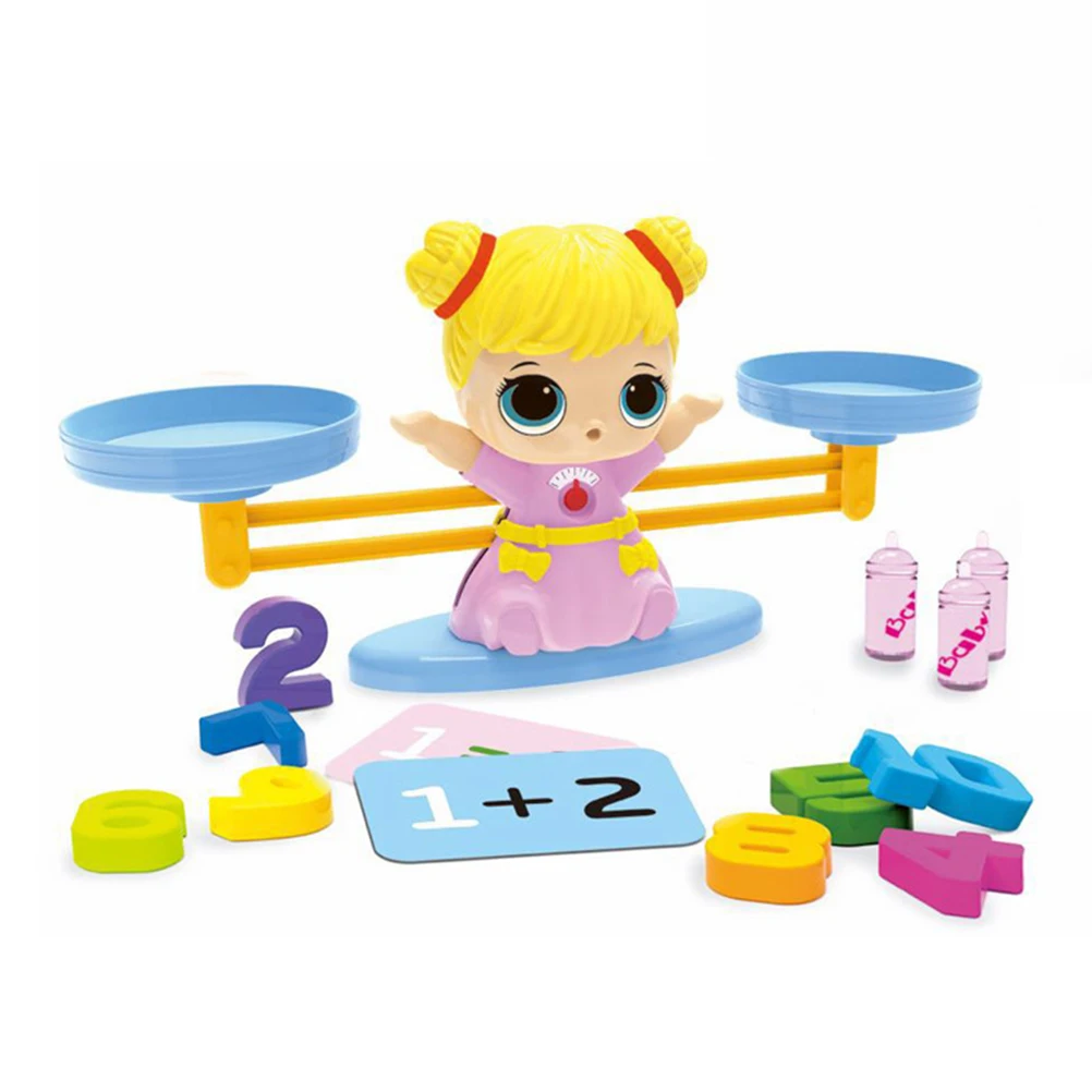 Симпатичные весы Математика арифметическая игрушка игра Дошкольное просвещение