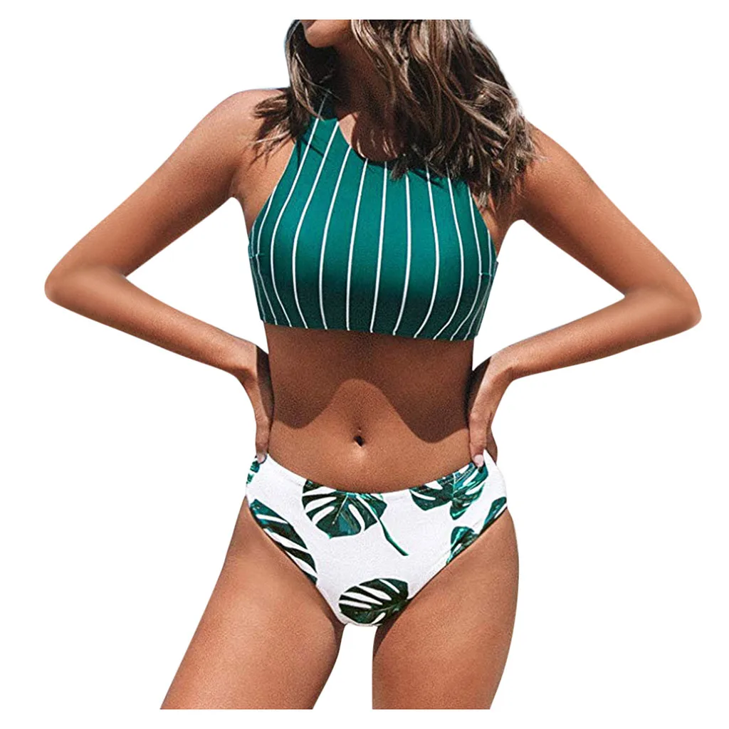 SAGACE новый сексуальный купальник бикини женский пуш ап пляжная одежда с зелеными