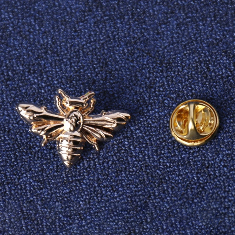 2 шт. брошь на лацкан в виде насекомого шмеля для мужчин новинка булавка воротник
