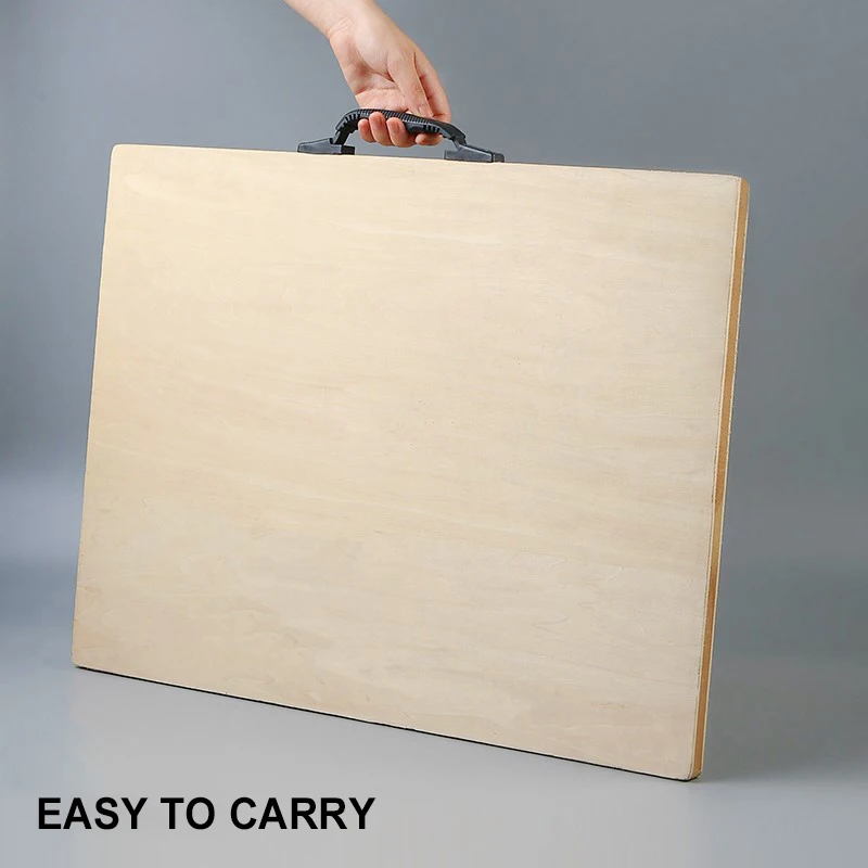 

Drawing Board 1pcs 4K Wooden Sketchpad Practical Art Painting Art Supplies Sketch Easel For Art Students Great Gift