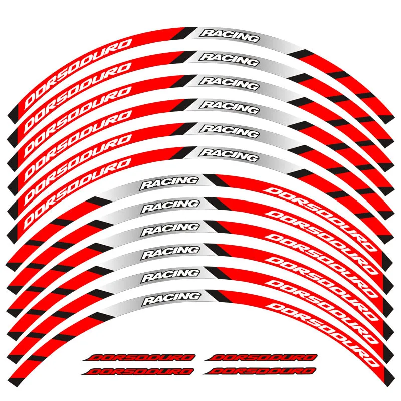 Новые наклейки на колеса мотоцикла шины Водонепроницаемые Светоотражающие в