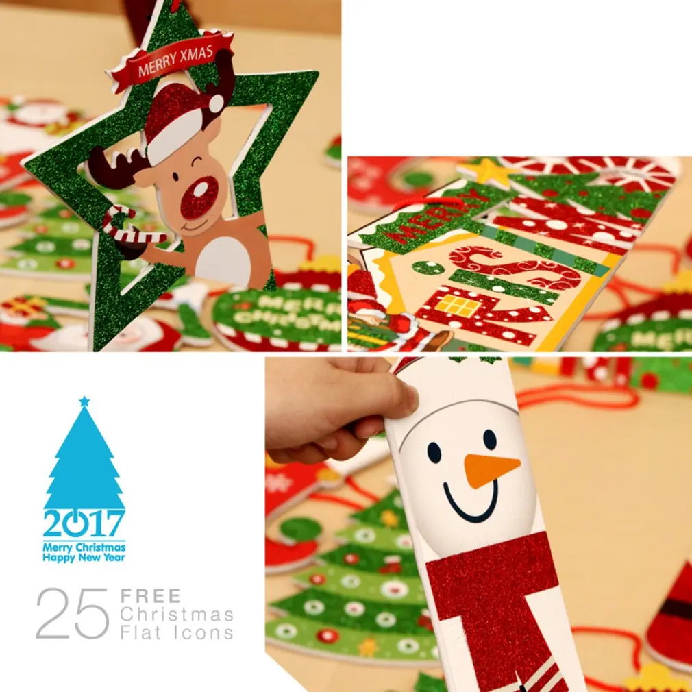 Рождественское украшение пенопласт снеговик колокольчик Санта-Клаус