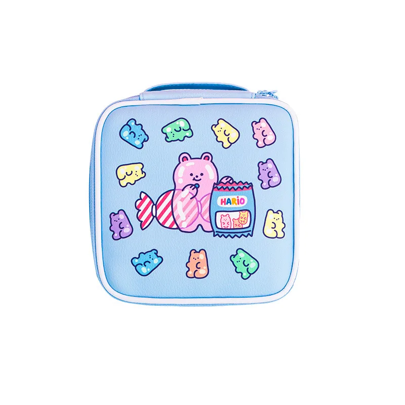 blue Milkjoy мультяшная косметичка большая вместительная косметичка Женская дорожная портативная сумочка косметичка Органайзер Сумка - Цвет: blue