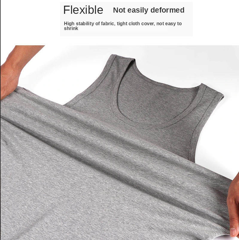 Размера плюс 4XL 5XL 6XL 7XL 8XL спортивный топ мужской стрейчевый хлопковый свободный