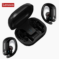 lenovo lp7 tws bass bluetooth wireless headphones headsets with microphone sports waterproof ipx5 noise cancelling mini earbuds