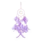 Украшение для дома и вечеринок, подарок, Ловец снов с перьями и кисточками, Настенный декор, подвеска для изготовления, орнамент 