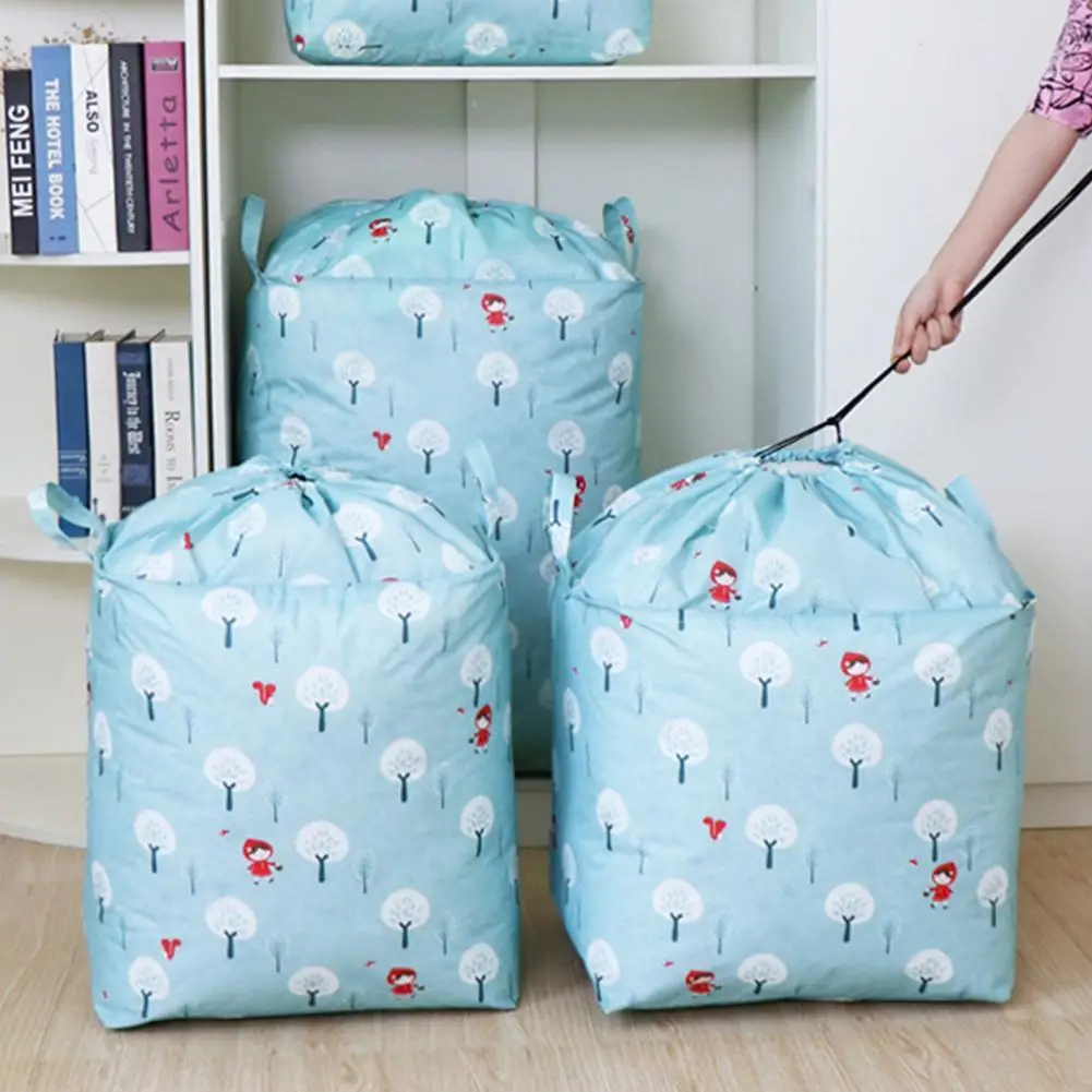 

New Waterproof Portable Blanket Pouches Space Saving Dust Proof Oxford Clothes Large Capacity Quilt Organizer Bag