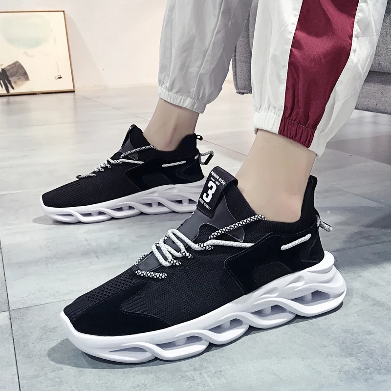 

High Quality Wear-resistant Twisted Sole Sneakers Fashion Mesh Breathable Comfortable Casual Footwear Men Tenis Masculino Adulto