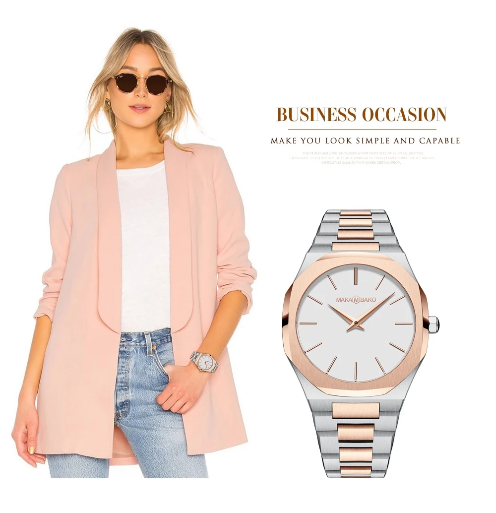 Женские Водонепроницаемые часы из нержавеющей стали Топ люксовый бренд 2020 новые