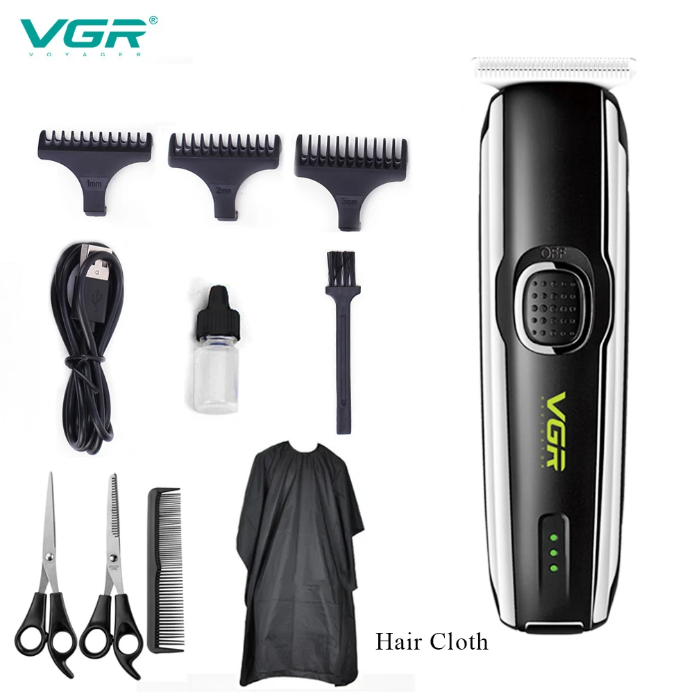 

VGR Hair Clipper Electric Clipper 0 Cutter Head Fader Rechargeable Barber Hair Trimer Rechargeable Hair Cutting Machine V-020