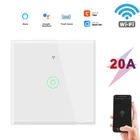 Tuya ЕС Wi-Fi котел сенсорный настенный выключатель 20A 4400w с таймером Функция приложение Smart Life водонагреватель переключатель для работы Alexa Google Home