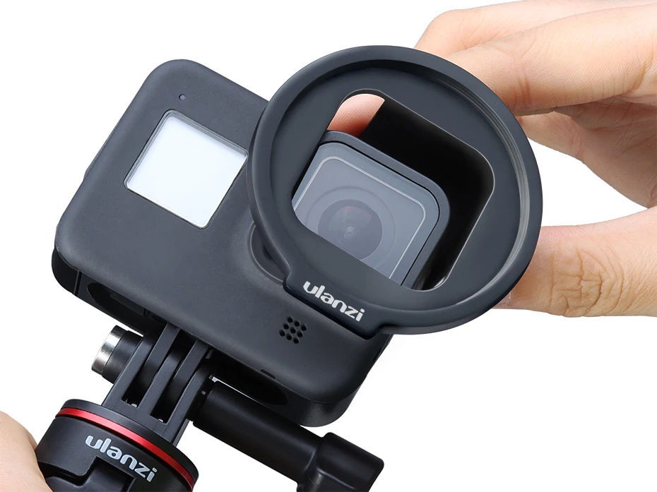 Ulanzi G8-6 52 мм объектив фильтр адаптер кольцо для Gopro Hero 8 черный Vlog камера аксессуары экшн-камера Sports