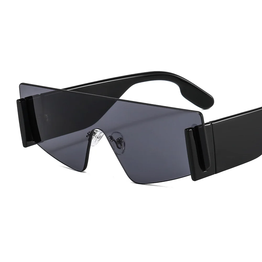 

Sunglasses Square Women Men Oversize Retro Brand Designer One Piece Rectangle Eyewear UV400 Shades Oculos Female