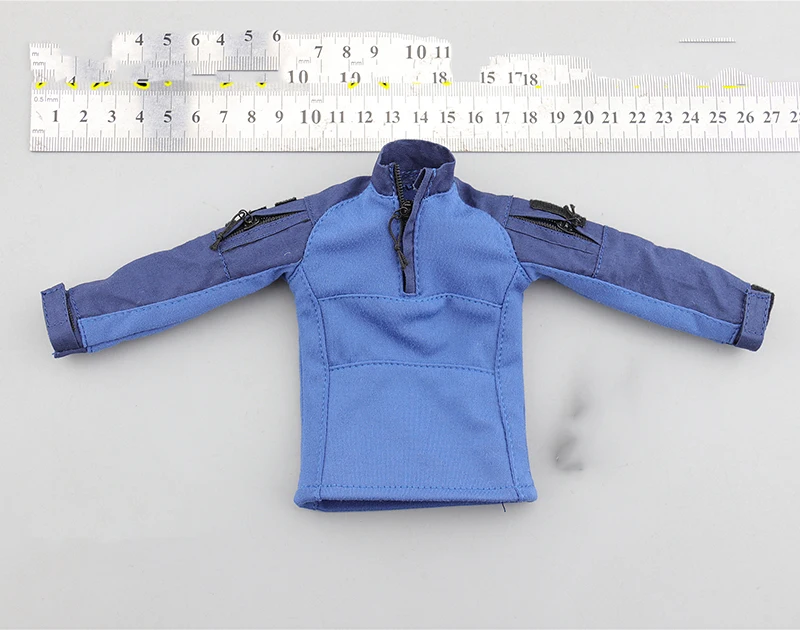 

1/6 Scale fs73031 Blue Coat T shirt Model for 12''Figure Body DIY