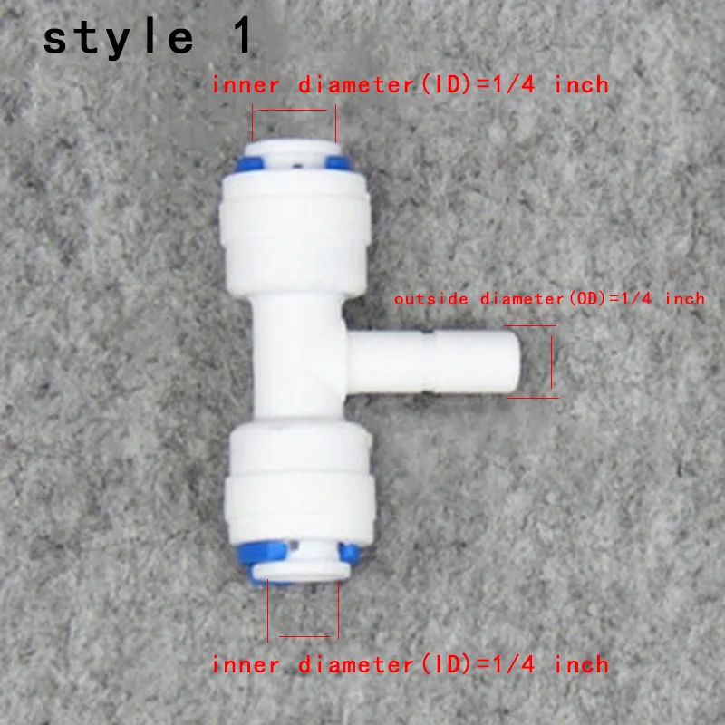Штуцер для водопроводной трубы типа тройника аксессуары очистителя воды