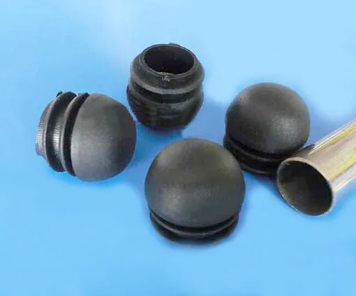 22mm Plastic tube plug cap Ball surface shape furmiture chair desk steel feet Tube Inserts End Blanking Cap dust insect proof |