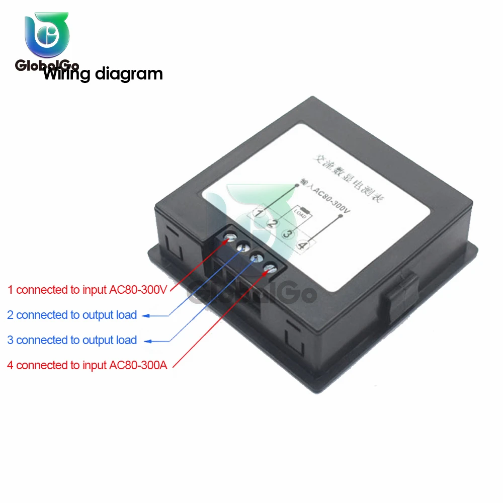Измеритель электроэнергии переменного тока с цифровым дисплеем